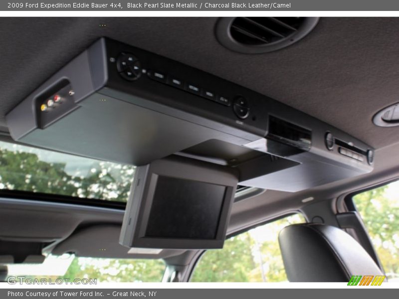Black Pearl Slate Metallic / Charcoal Black Leather/Camel 2009 Ford Expedition Eddie Bauer 4x4