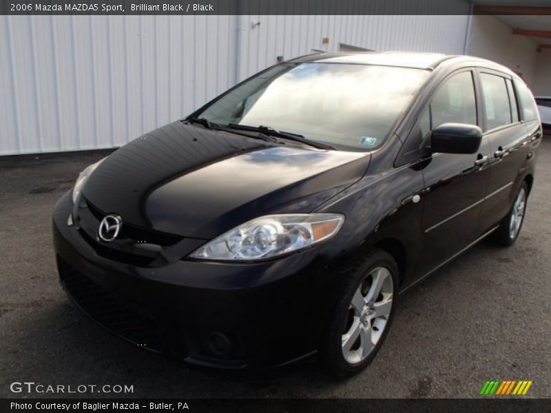 Brilliant Black / Black 2006 Mazda MAZDA5 Sport