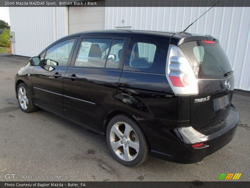 Brilliant Black / Black 2006 Mazda MAZDA5 Sport