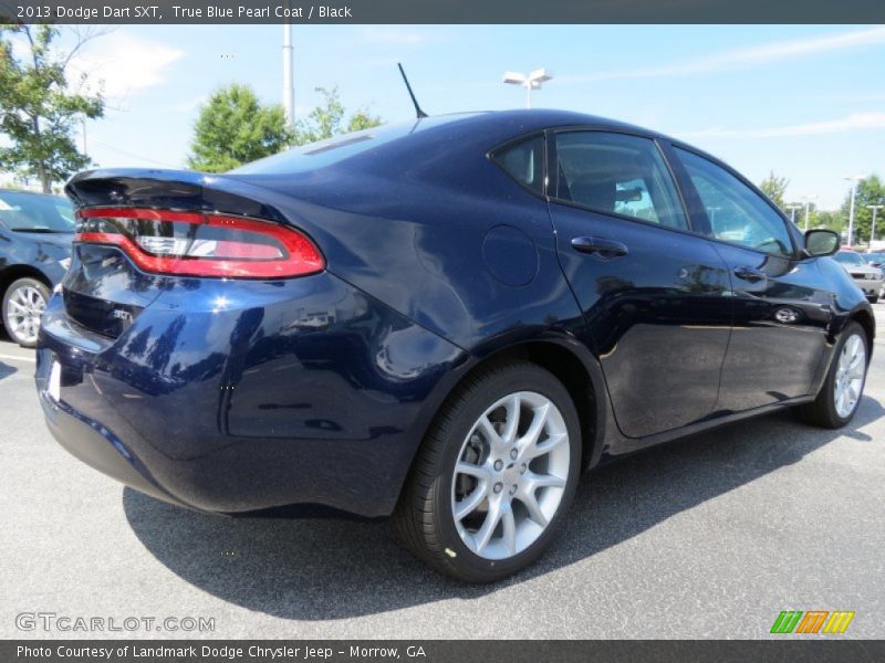 True Blue Pearl Coat / Black 2013 Dodge Dart SXT