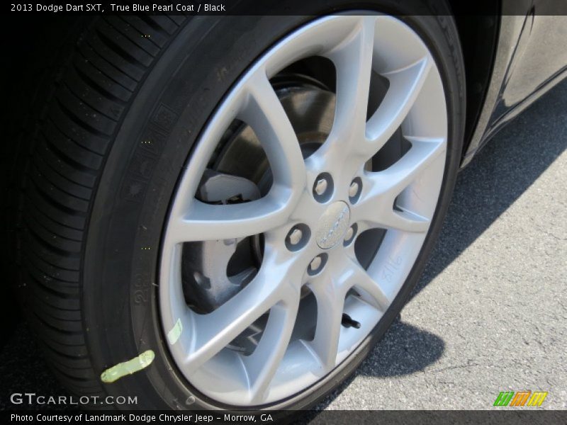 True Blue Pearl Coat / Black 2013 Dodge Dart SXT