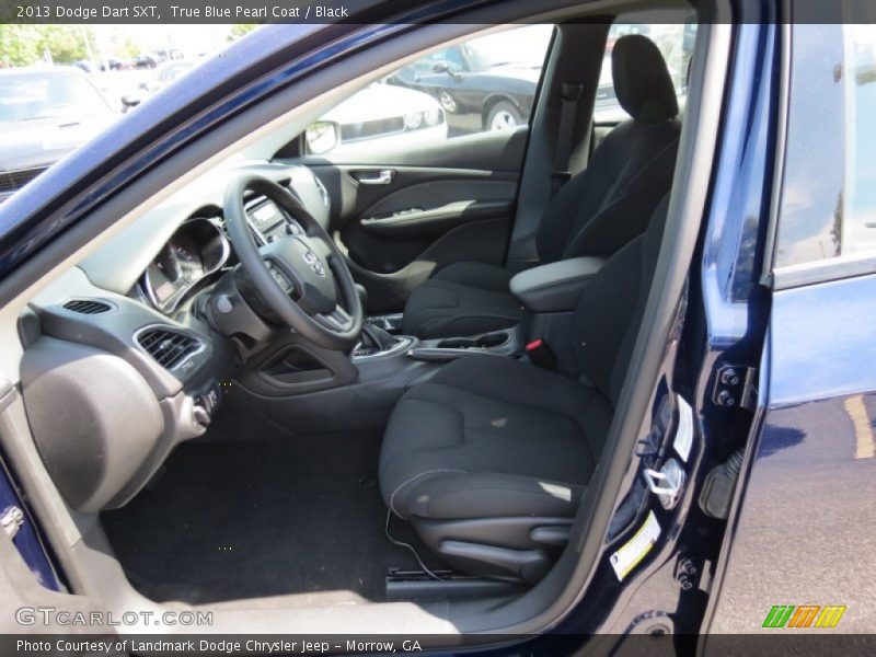 True Blue Pearl Coat / Black 2013 Dodge Dart SXT