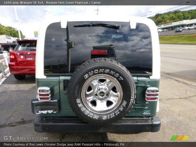 Medium Fern Green Pearlcoat / Camel 1999 Jeep Wrangler SE 4x4