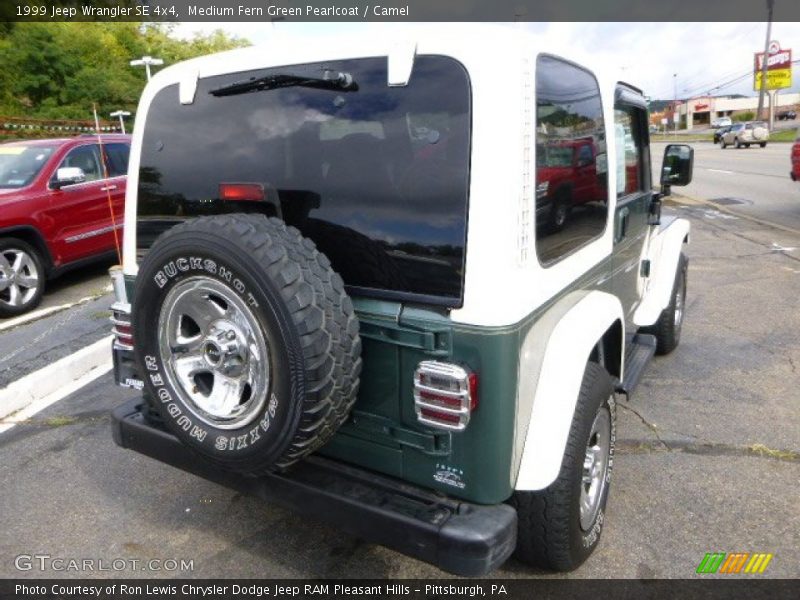 Medium Fern Green Pearlcoat / Camel 1999 Jeep Wrangler SE 4x4