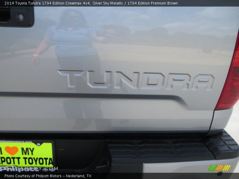 Silver Sky Metallic / 1794 Edition Premium Brown 2014 Toyota Tundra 1794 Edition Crewmax 4x4