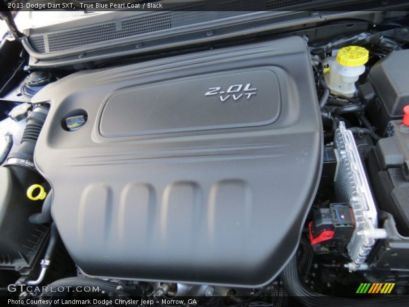 True Blue Pearl Coat / Black 2013 Dodge Dart SXT