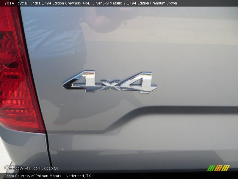 Silver Sky Metallic / 1794 Edition Premium Brown 2014 Toyota Tundra 1794 Edition Crewmax 4x4