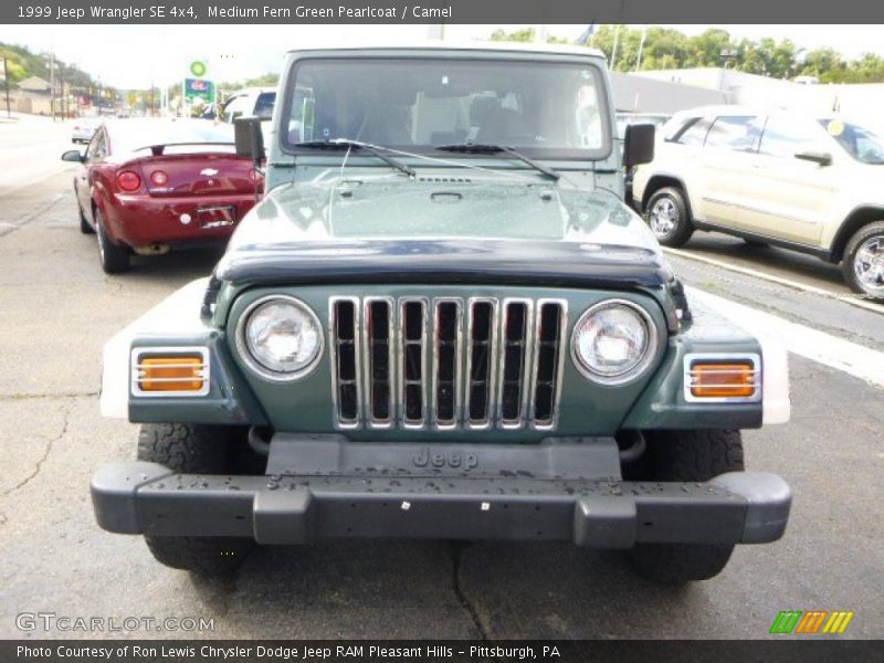 Medium Fern Green Pearlcoat / Camel 1999 Jeep Wrangler SE 4x4