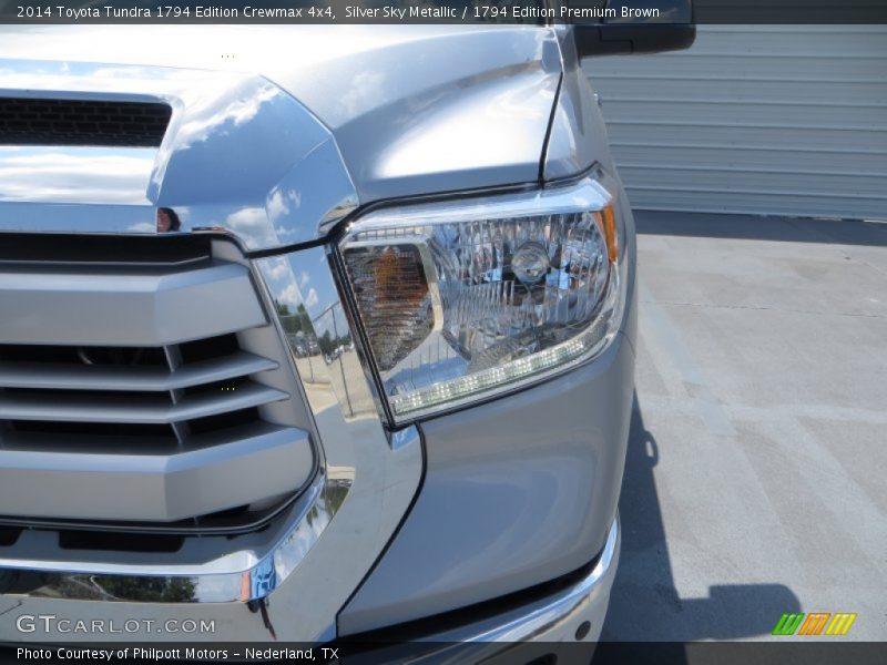 Silver Sky Metallic / 1794 Edition Premium Brown 2014 Toyota Tundra 1794 Edition Crewmax 4x4