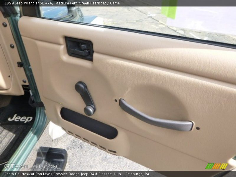 Medium Fern Green Pearlcoat / Camel 1999 Jeep Wrangler SE 4x4
