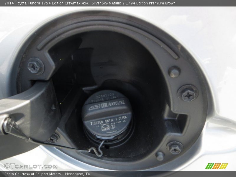 Silver Sky Metallic / 1794 Edition Premium Brown 2014 Toyota Tundra 1794 Edition Crewmax 4x4