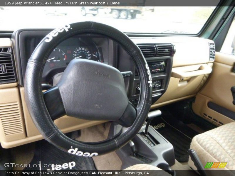 Medium Fern Green Pearlcoat / Camel 1999 Jeep Wrangler SE 4x4