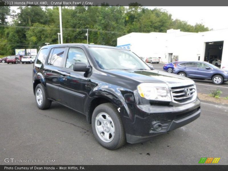 Crystal Black Pearl / Gray 2013 Honda Pilot LX 4WD