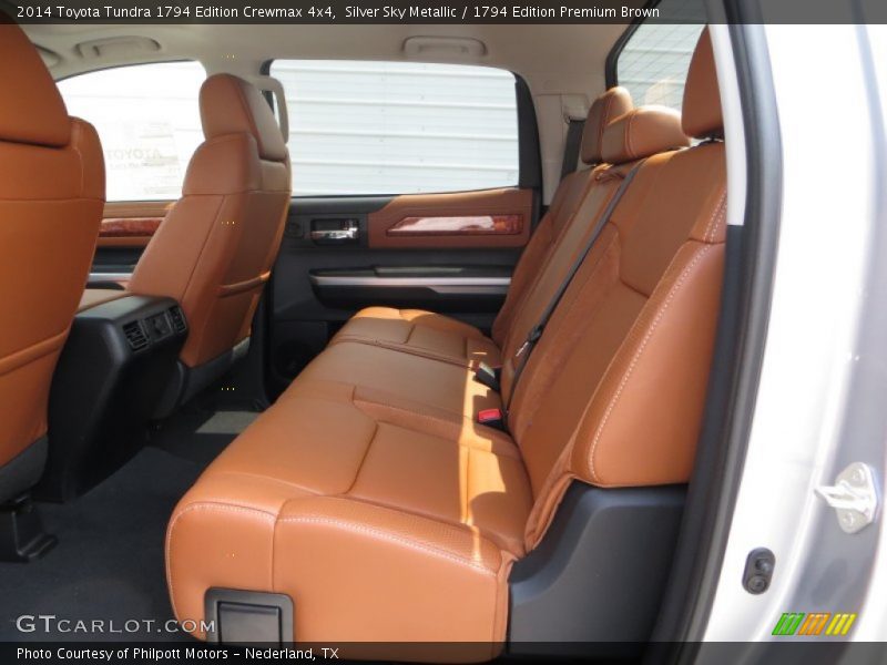 Rear Seat of 2014 Tundra 1794 Edition Crewmax 4x4