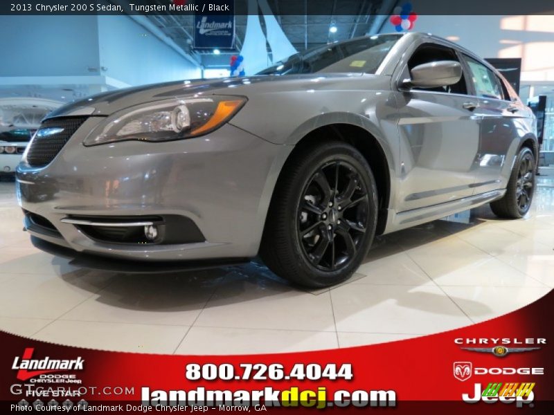 Tungsten Metallic / Black 2013 Chrysler 200 S Sedan