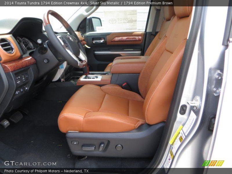 Front Seat of 2014 Tundra 1794 Edition Crewmax 4x4