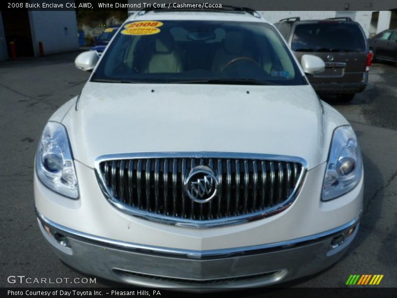 White Diamond Tri Coat / Cashmere/Cocoa 2008 Buick Enclave CXL AWD