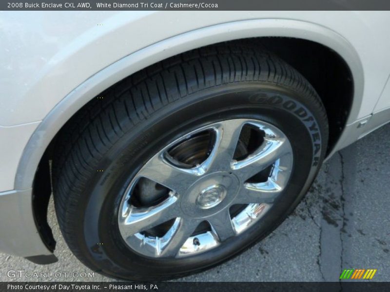 White Diamond Tri Coat / Cashmere/Cocoa 2008 Buick Enclave CXL AWD