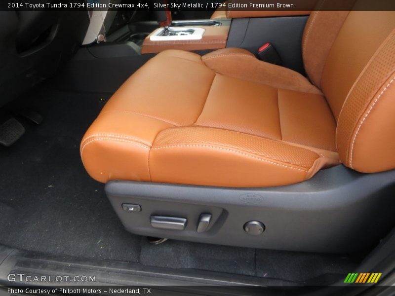 Front Seat of 2014 Tundra 1794 Edition Crewmax 4x4