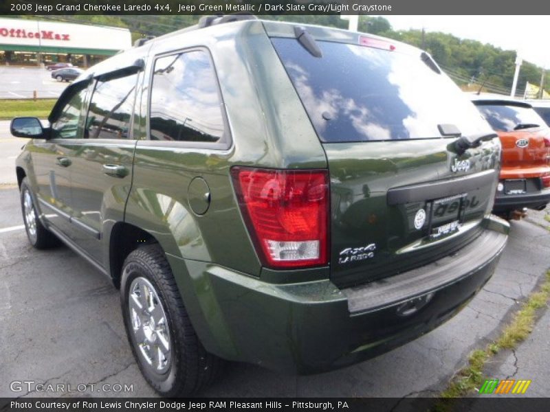 Jeep Green Metallic / Dark Slate Gray/Light Graystone 2008 Jeep Grand Cherokee Laredo 4x4