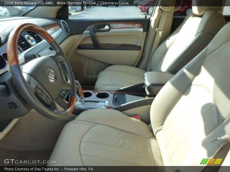 White Diamond Tri Coat / Cashmere/Cocoa 2008 Buick Enclave CXL AWD