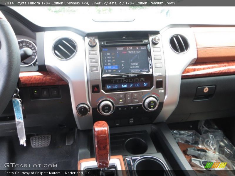 Silver Sky Metallic / 1794 Edition Premium Brown 2014 Toyota Tundra 1794 Edition Crewmax 4x4