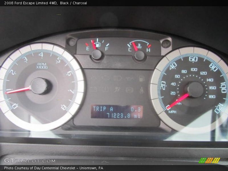 Black / Charcoal 2008 Ford Escape Limited 4WD