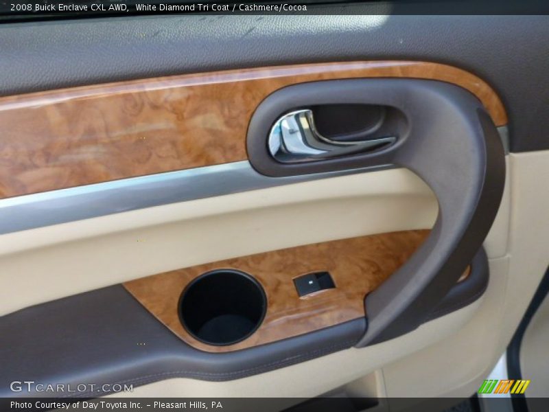 White Diamond Tri Coat / Cashmere/Cocoa 2008 Buick Enclave CXL AWD