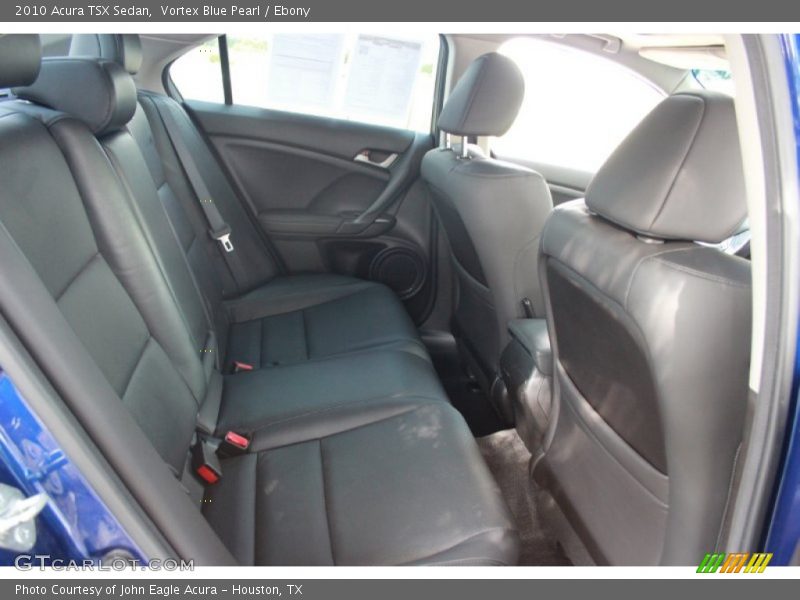 Vortex Blue Pearl / Ebony 2010 Acura TSX Sedan
