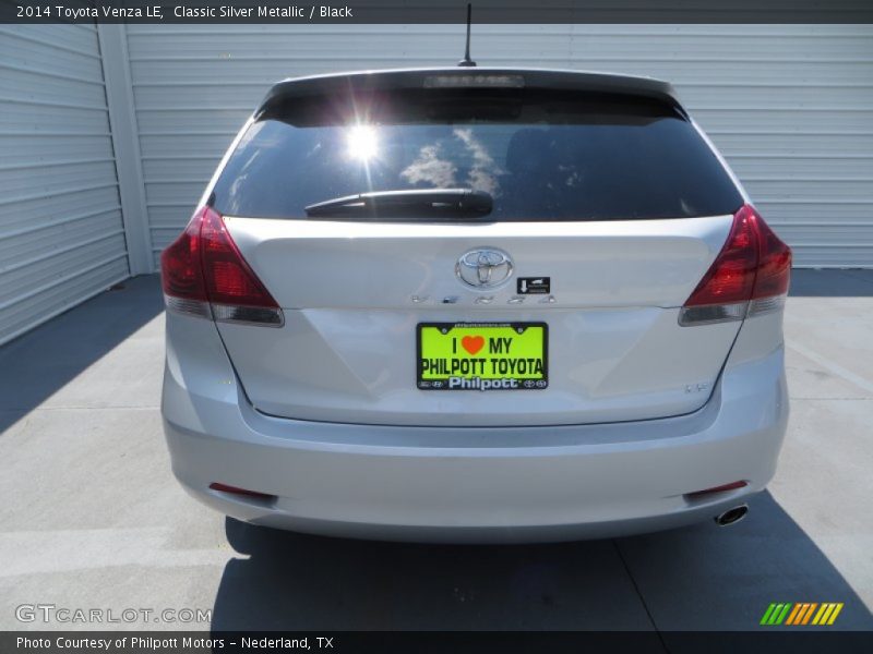 Classic Silver Metallic / Black 2014 Toyota Venza LE