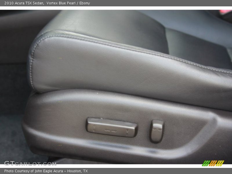 Vortex Blue Pearl / Ebony 2010 Acura TSX Sedan