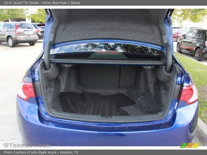 Vortex Blue Pearl / Ebony 2010 Acura TSX Sedan