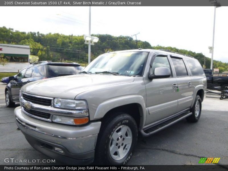 Silver Birch Metallic / Gray/Dark Charcoal 2005 Chevrolet Suburban 1500 LT 4x4