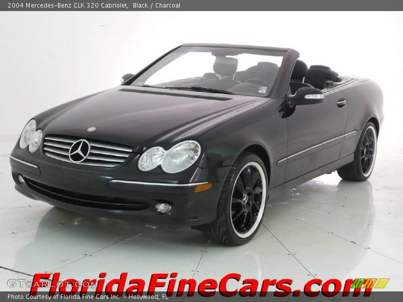 Black / Charcoal 2004 Mercedes-Benz CLK 320 Cabriolet