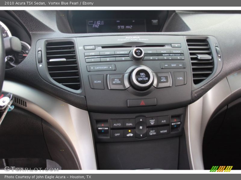 Vortex Blue Pearl / Ebony 2010 Acura TSX Sedan