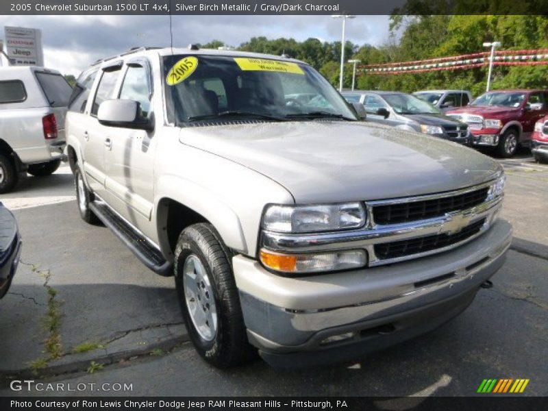 Silver Birch Metallic / Gray/Dark Charcoal 2005 Chevrolet Suburban 1500 LT 4x4