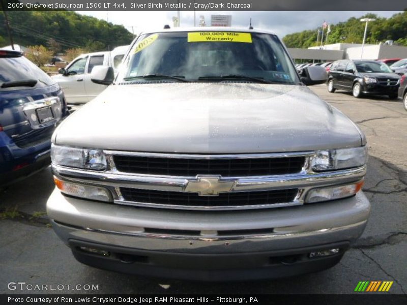 Silver Birch Metallic / Gray/Dark Charcoal 2005 Chevrolet Suburban 1500 LT 4x4