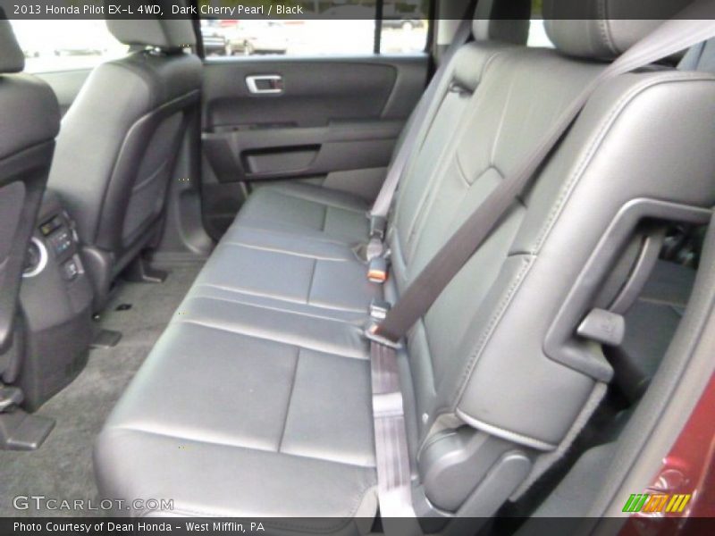 Dark Cherry Pearl / Black 2013 Honda Pilot EX-L 4WD