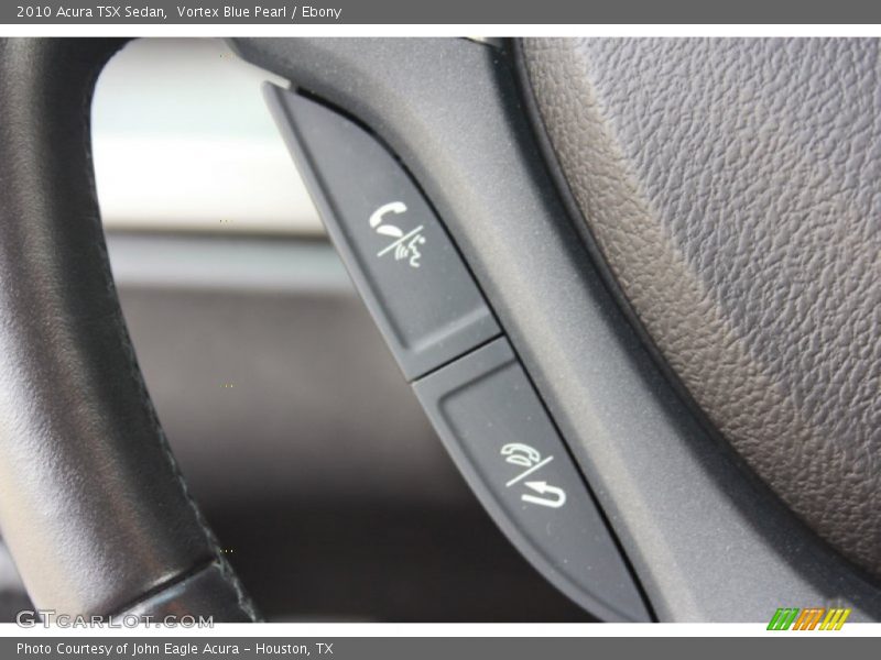 Vortex Blue Pearl / Ebony 2010 Acura TSX Sedan
