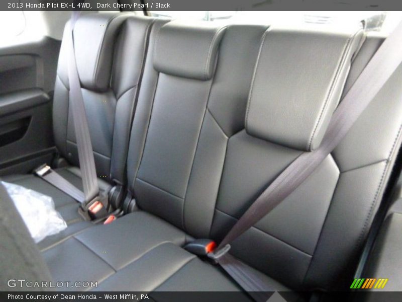 Dark Cherry Pearl / Black 2013 Honda Pilot EX-L 4WD