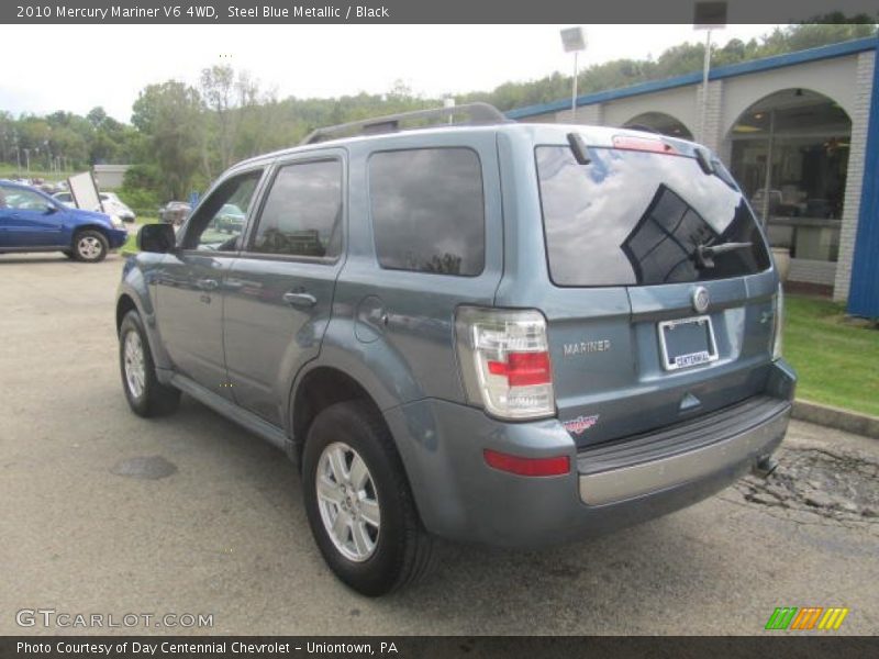 Steel Blue Metallic / Black 2010 Mercury Mariner V6 4WD