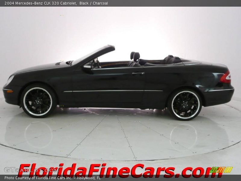 Black / Charcoal 2004 Mercedes-Benz CLK 320 Cabriolet