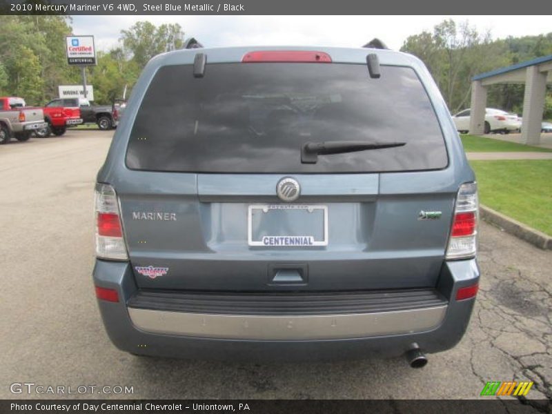 Steel Blue Metallic / Black 2010 Mercury Mariner V6 4WD