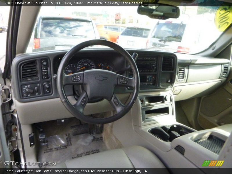 Silver Birch Metallic / Gray/Dark Charcoal 2005 Chevrolet Suburban 1500 LT 4x4