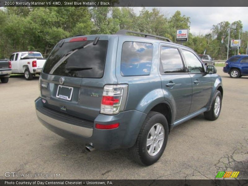 Steel Blue Metallic / Black 2010 Mercury Mariner V6 4WD