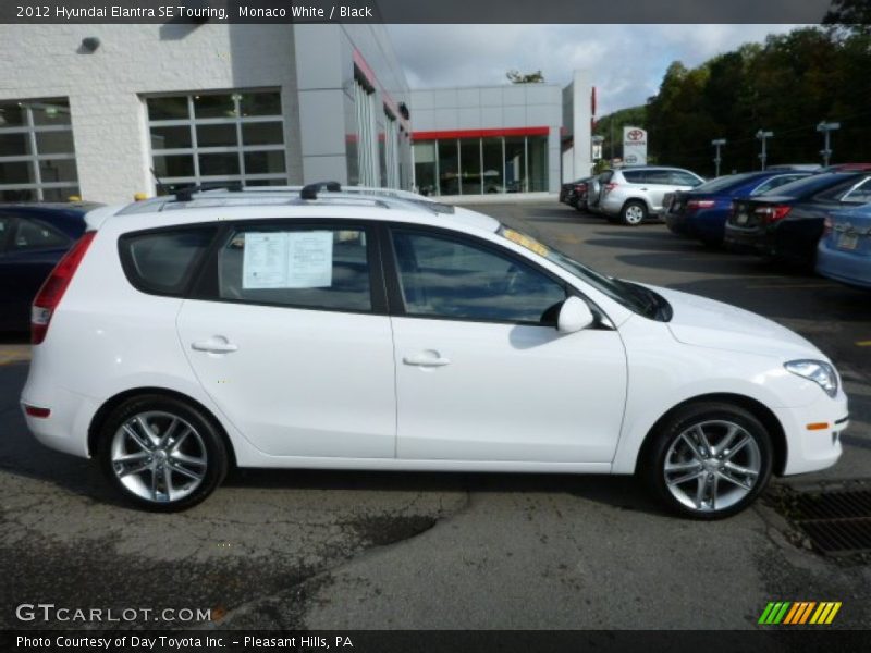 Monaco White / Black 2012 Hyundai Elantra SE Touring