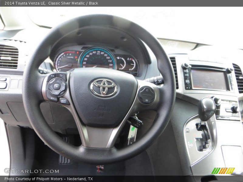 Classic Silver Metallic / Black 2014 Toyota Venza LE