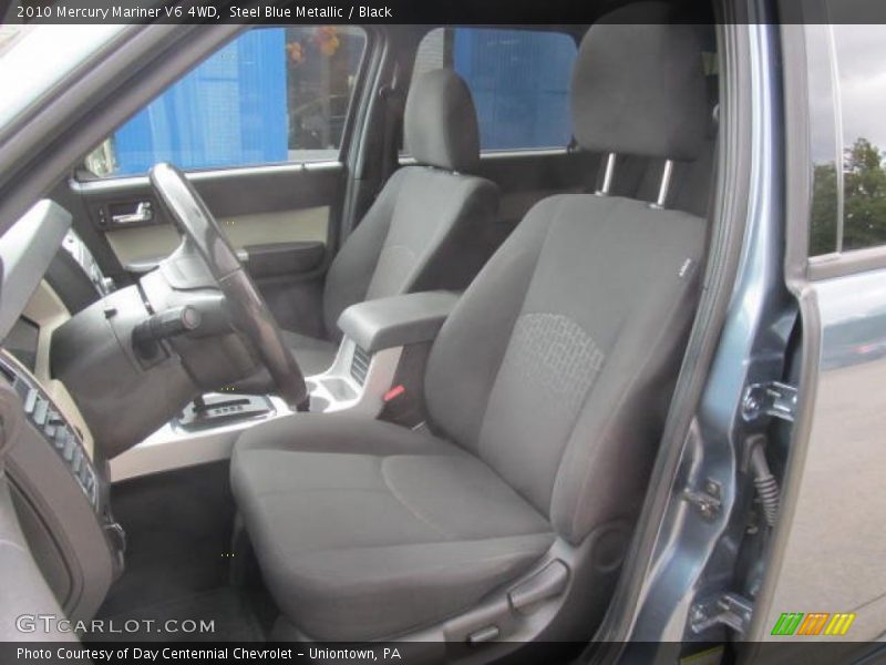 Steel Blue Metallic / Black 2010 Mercury Mariner V6 4WD