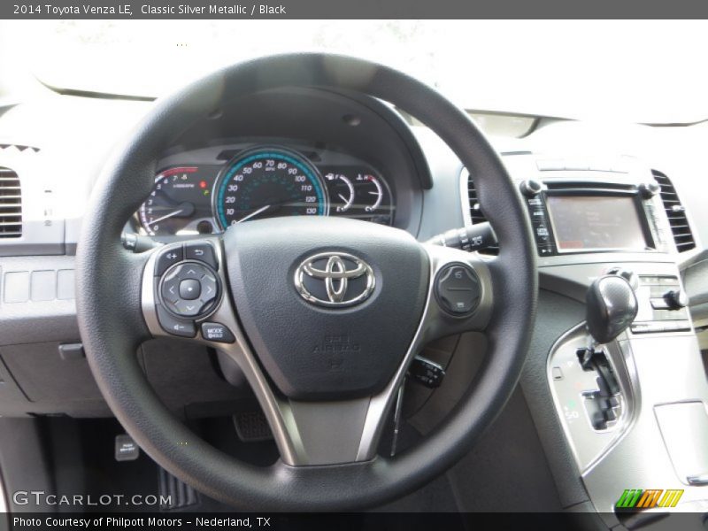 Classic Silver Metallic / Black 2014 Toyota Venza LE