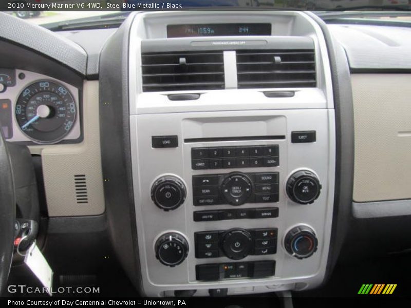 Steel Blue Metallic / Black 2010 Mercury Mariner V6 4WD
